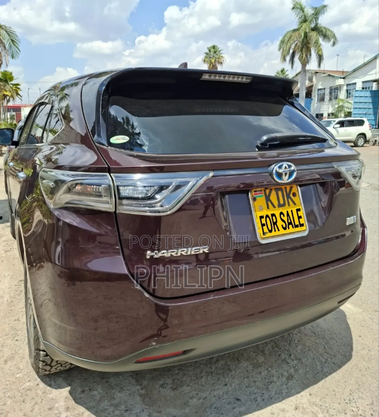 Toyota Harrier 2015 Maroon