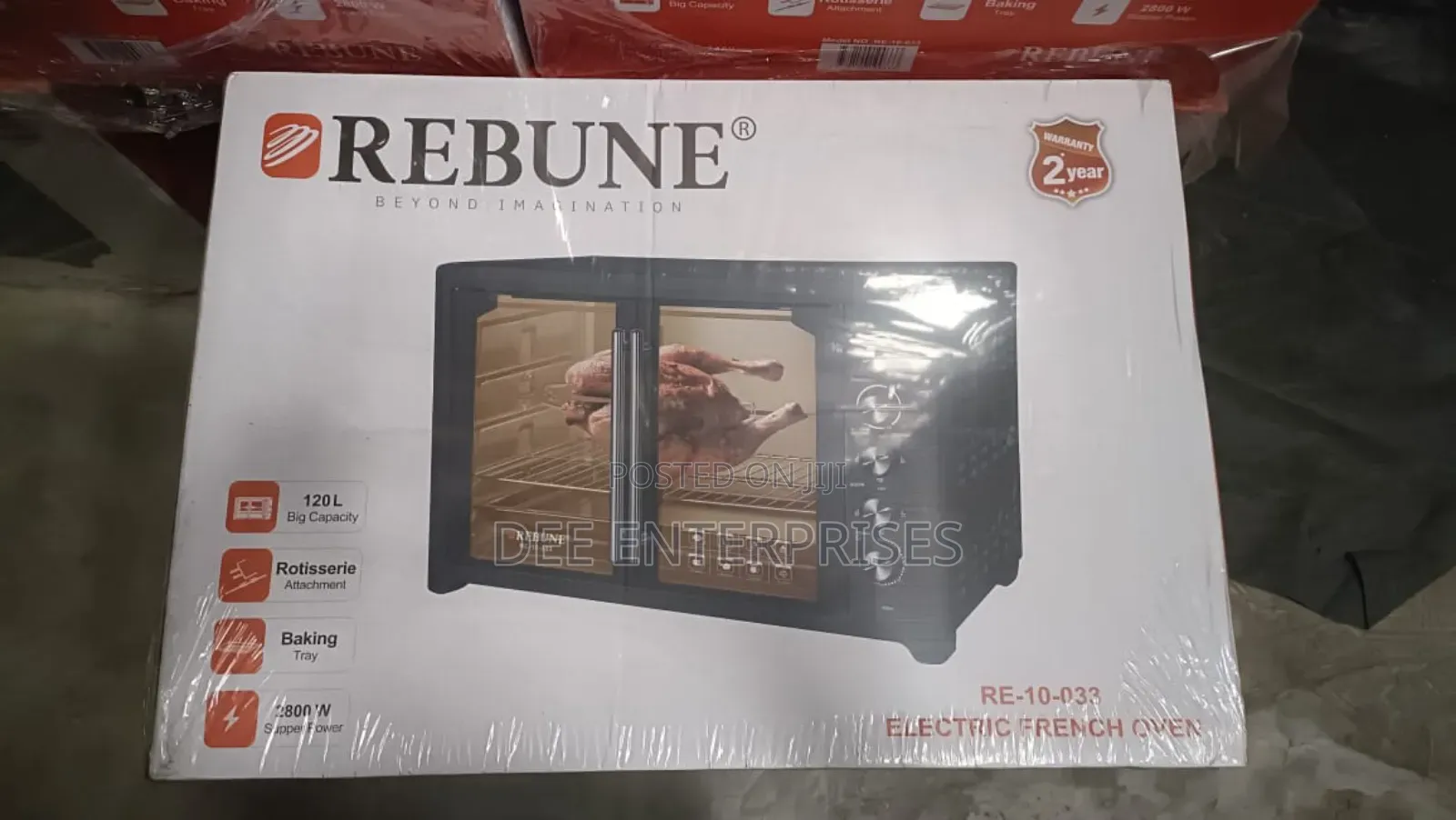 120 Litres Rebune Commercial Double Door Oven