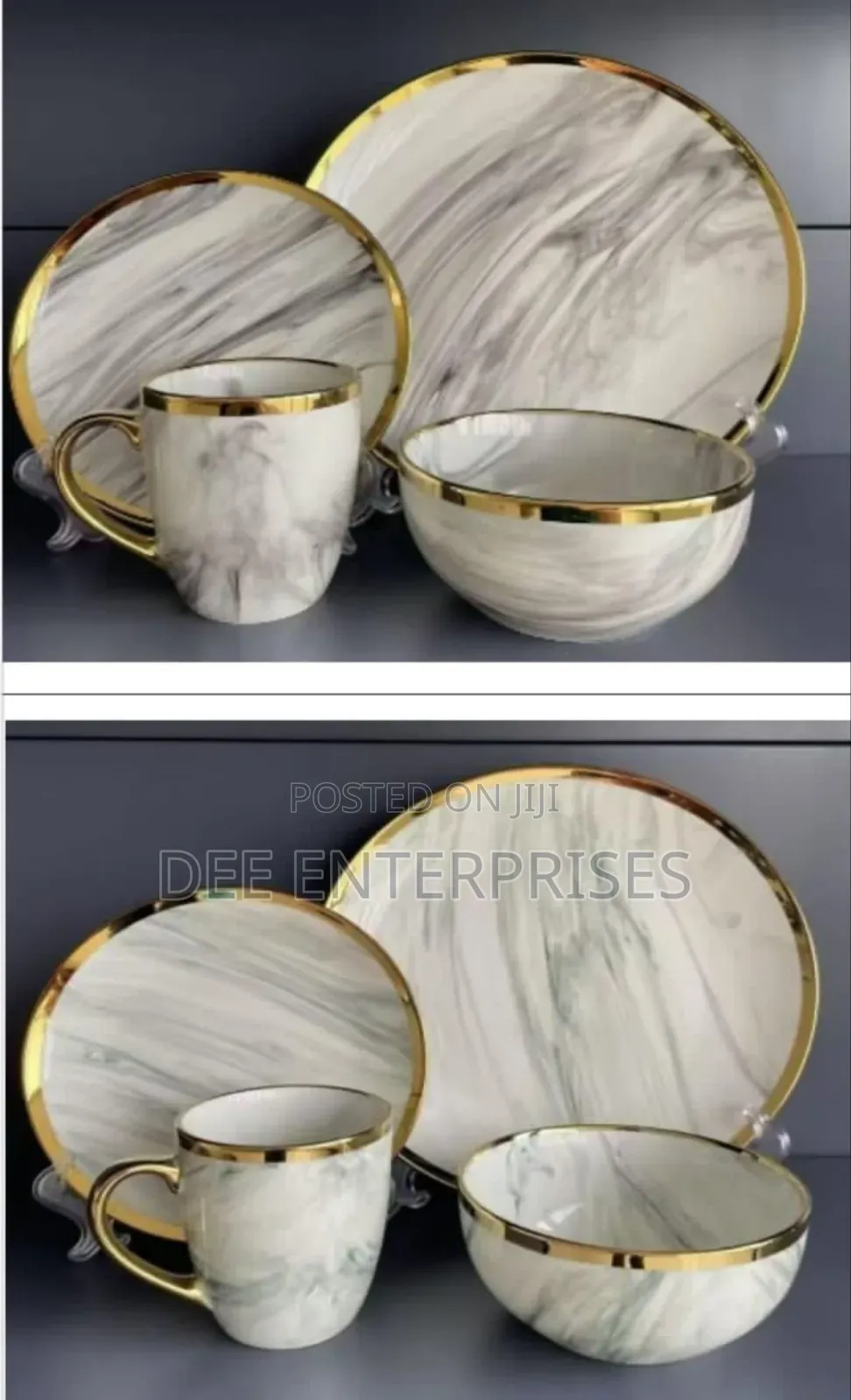 24pcs Marble Dinnerset