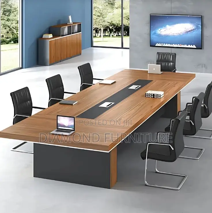 Office Furniture; Spacious (300cm) Executive Boardroom Meeting Table