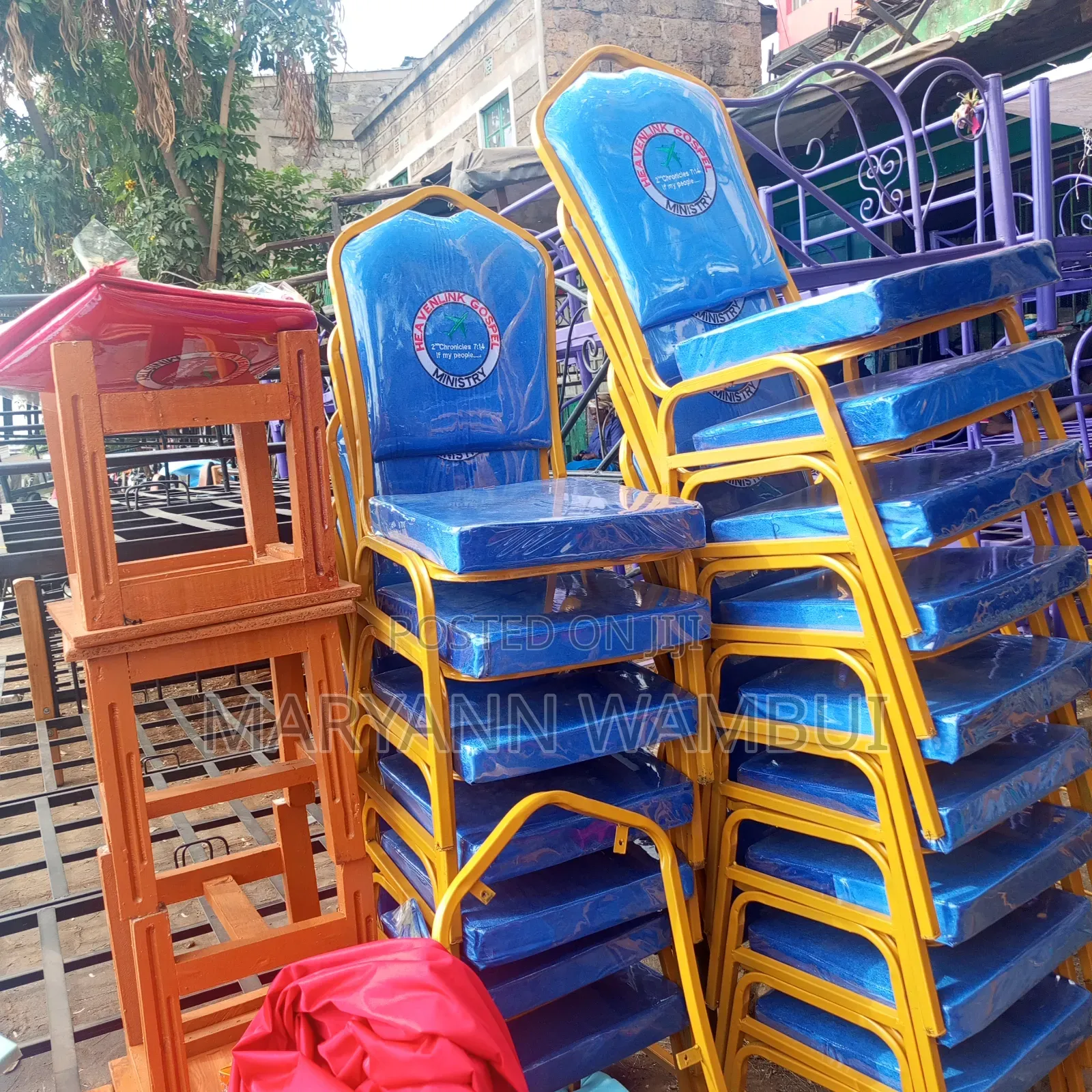 Church Labelled Conference Chairs