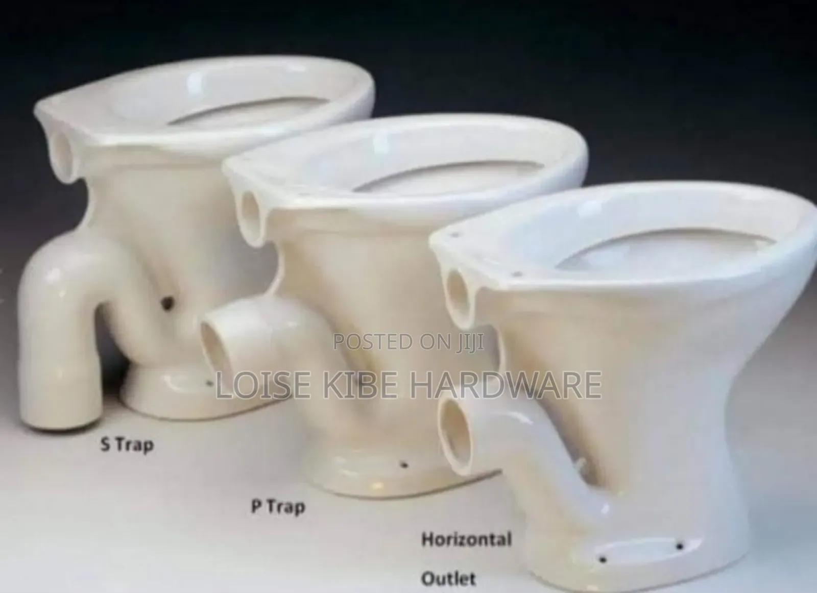 S - P Trap Toilet Available