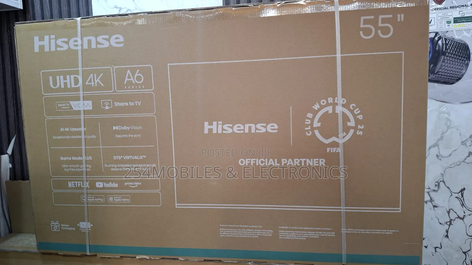 Hisense 55 Inch Uhd Smart Tv 55a6q