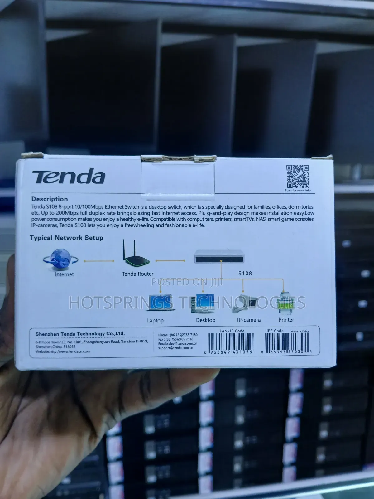 Tenda Desktop 8-Port Switch