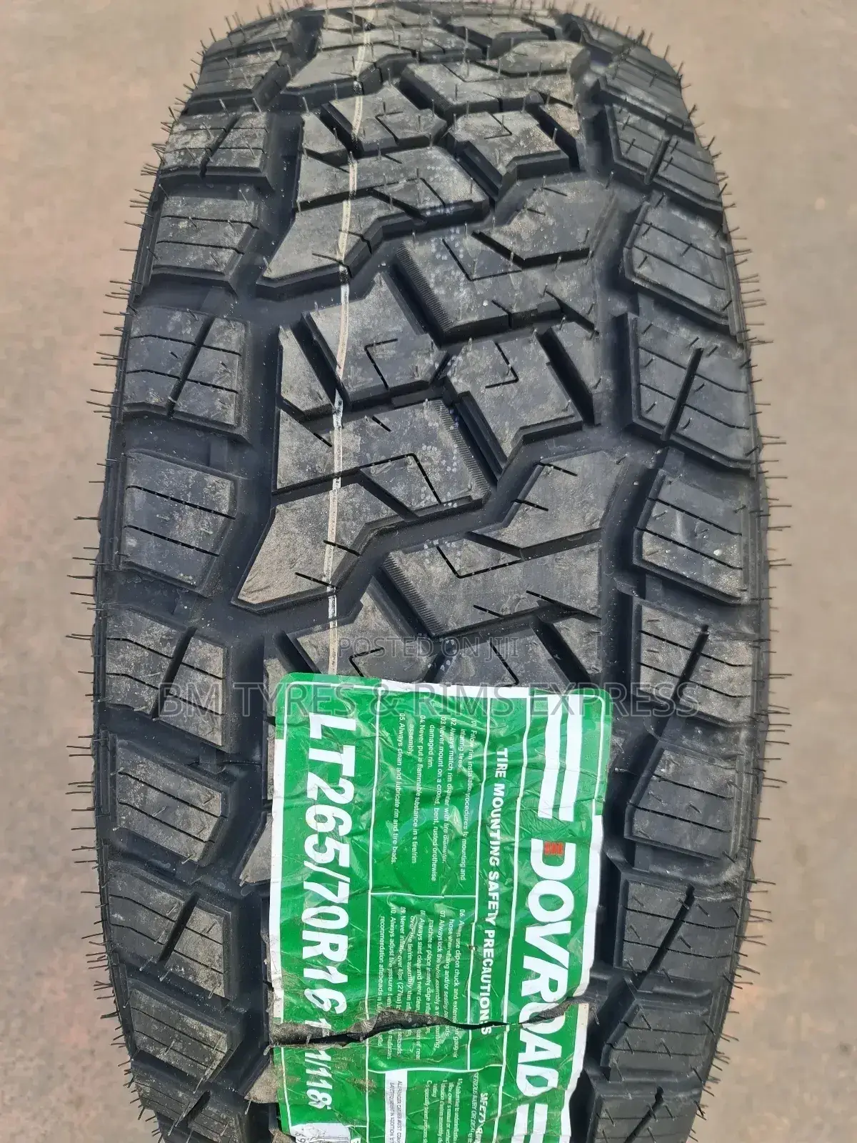 Lt265 /70 R16 Davroad Tyres (All Terrrain)