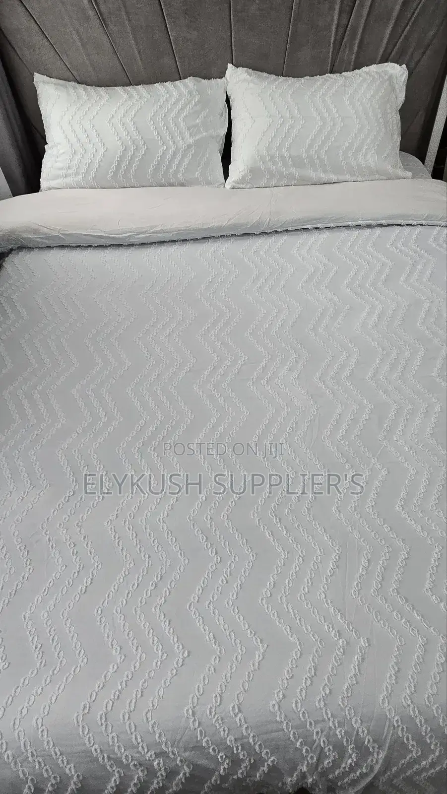 *3pc Tufted Wave Duvet Cover Set* ● ~Size:6*6/6*7