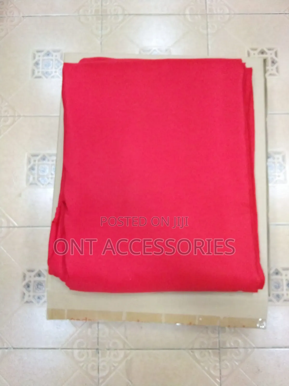Background Muslin Cloth Red Color