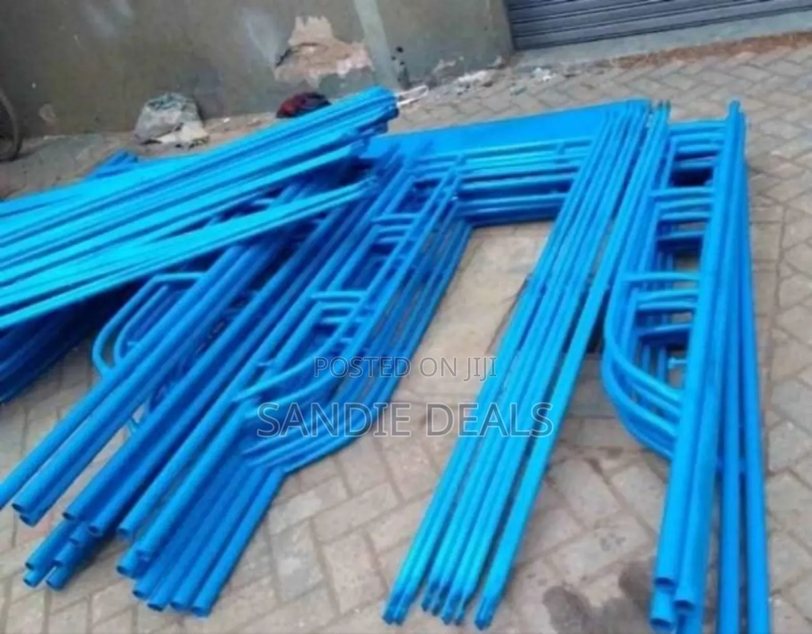 Blue Coloured Scaffolding Ladder