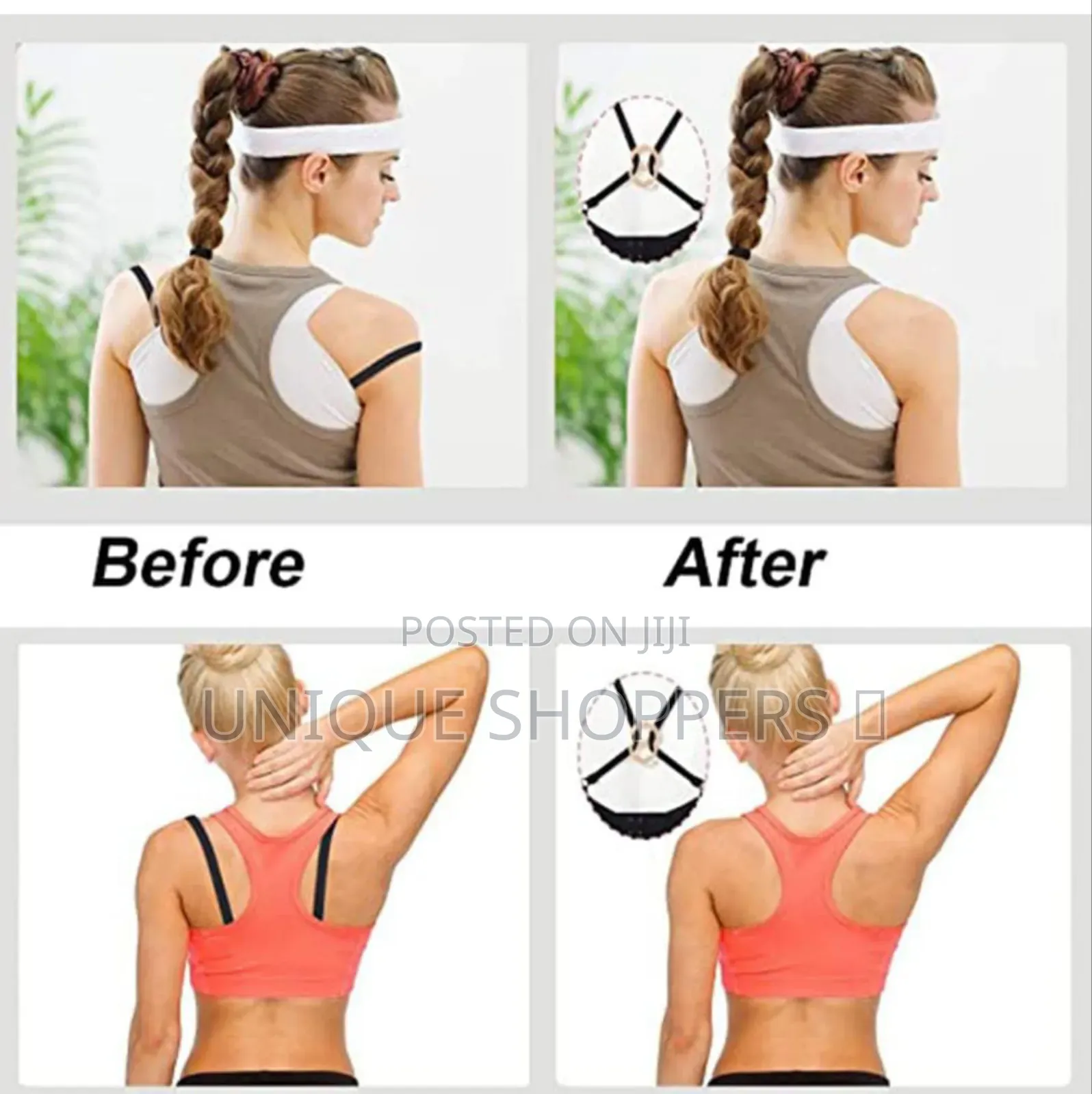 Modesty Hooks Invisible Bra Hooks Bra Straps, Clip Set for Women,