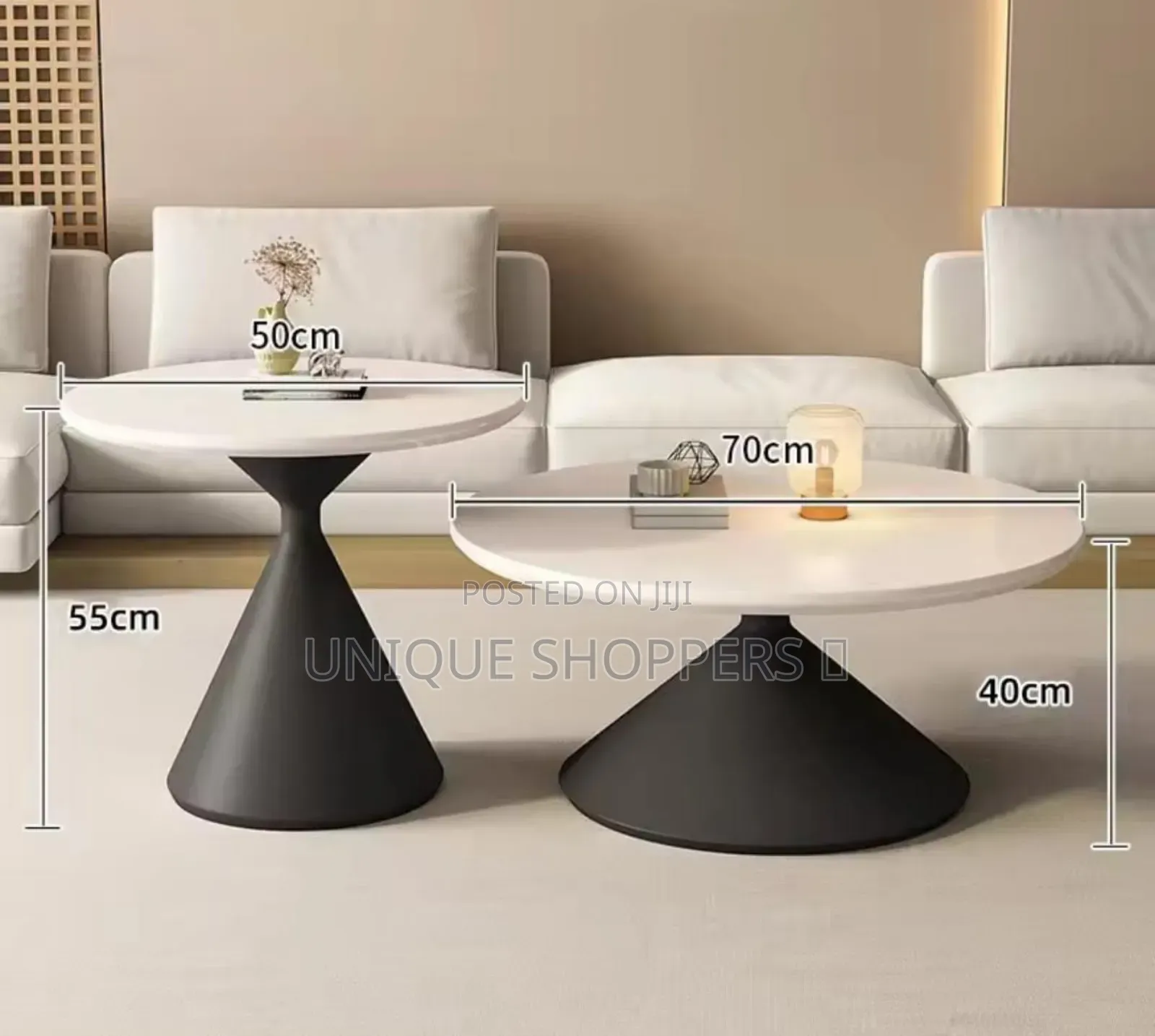 2 in 1 Nesting Table/Stools Set Simple Elegant and High Quality