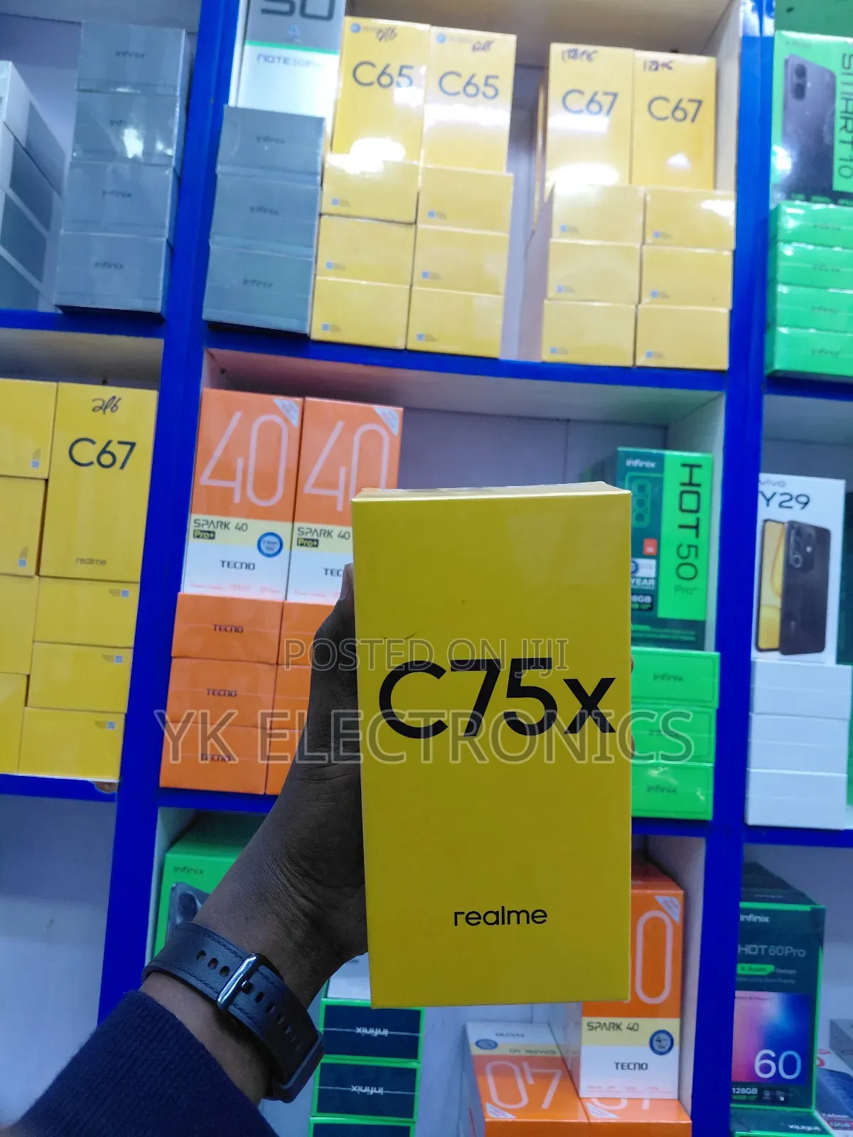 New Realme C75x 256 GB Black