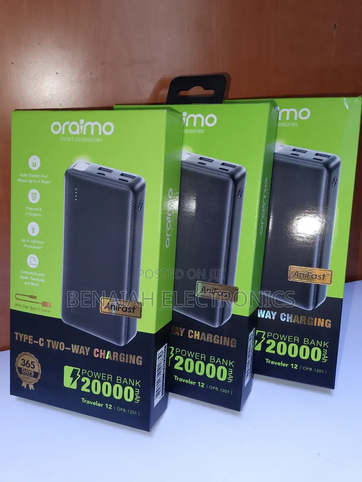 20000mah Oraimo Powerbank, the Best Selling Professional Powerbank