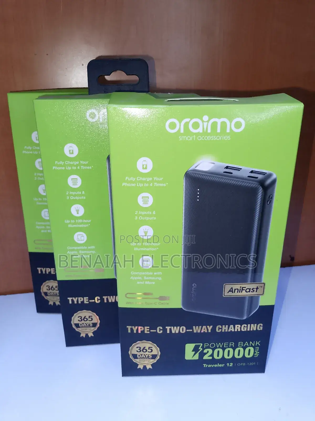 20000mah Oraimo Powerbank, the Best Selling Professional Powerbank