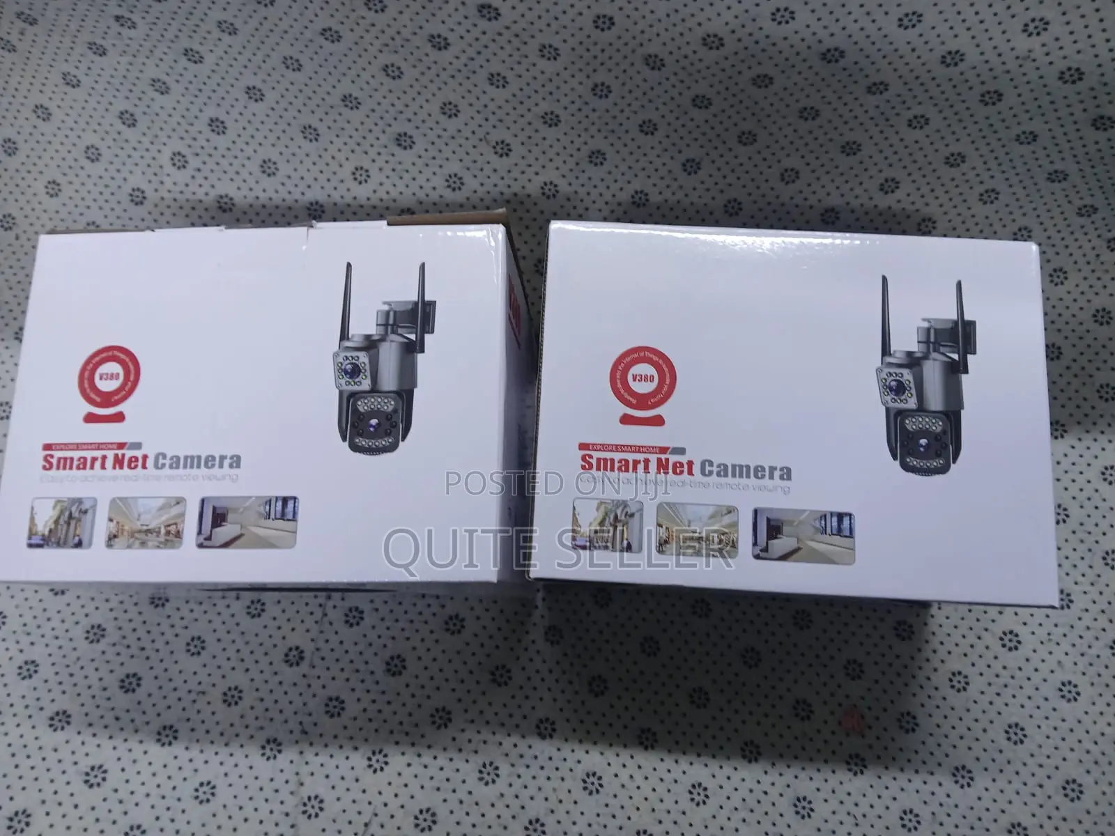V380 Dual Lens Full-Color Night Vision PTZ Camera