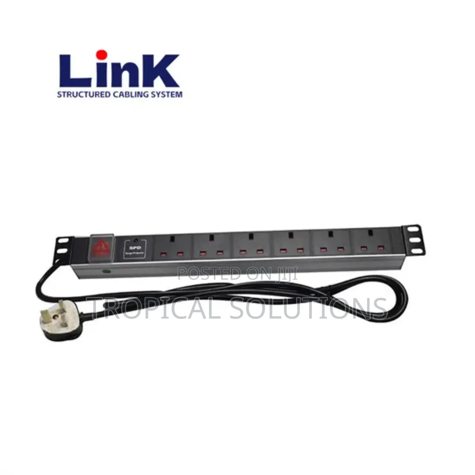 6 Way Pdu Multi Aluminium 1.5u Uk Plug