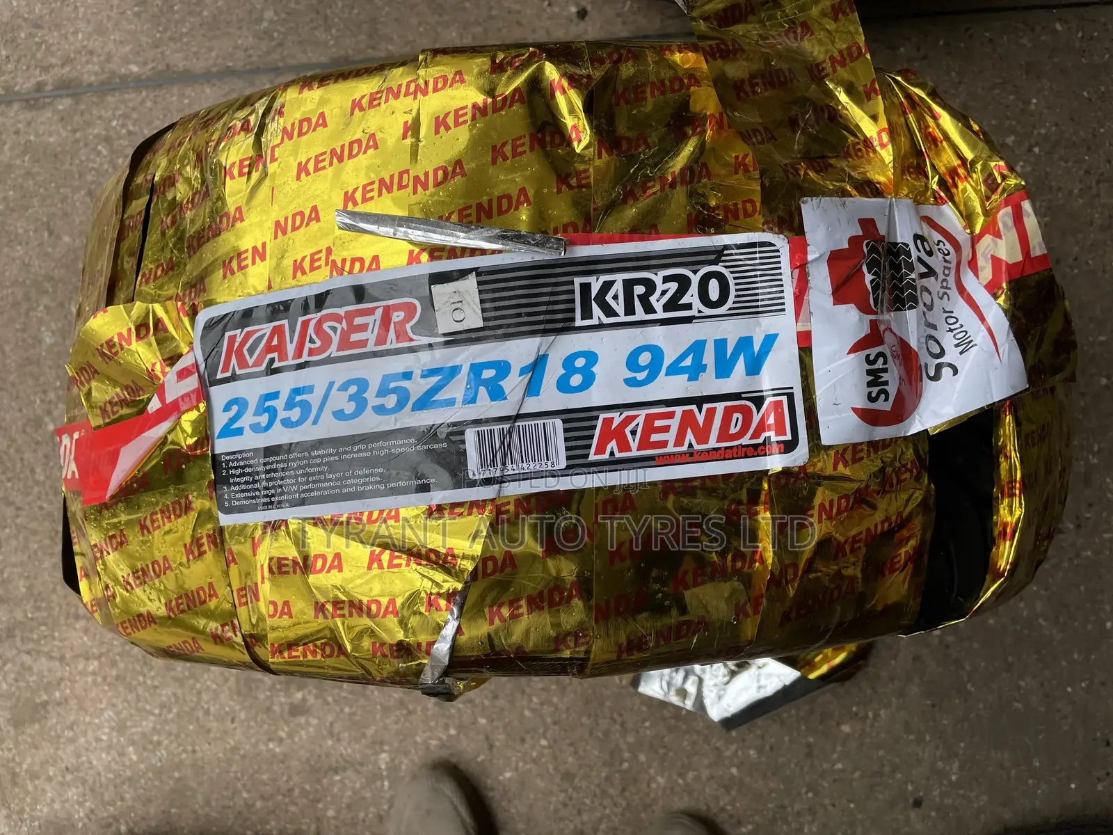 255/35r18 Kenda Tires Kr20