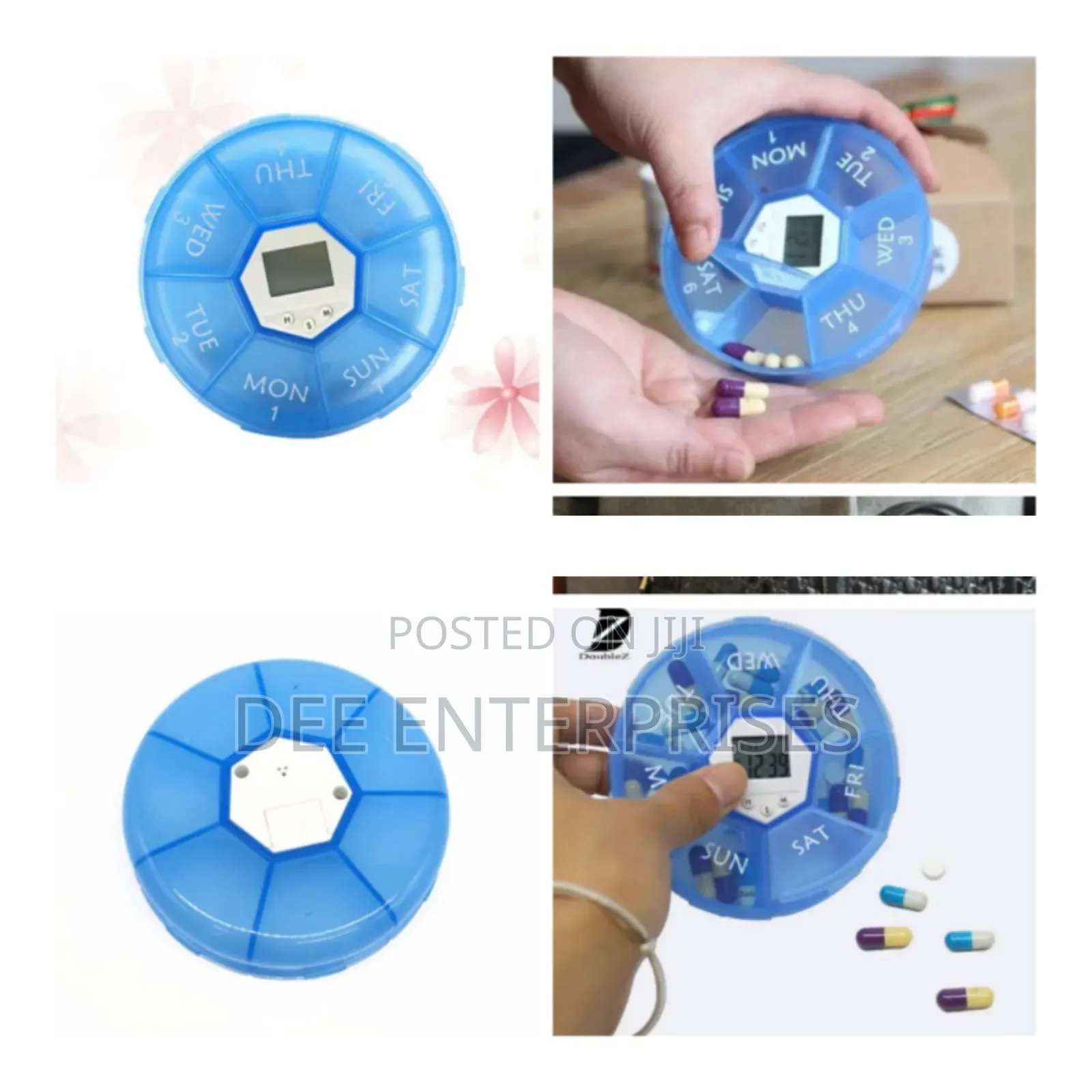 Medicine Storage Case With Alarm Clock