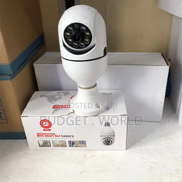 360° Panoramic Night Vision Cam– 1080p Hd Video V380 Pro PTZ E27