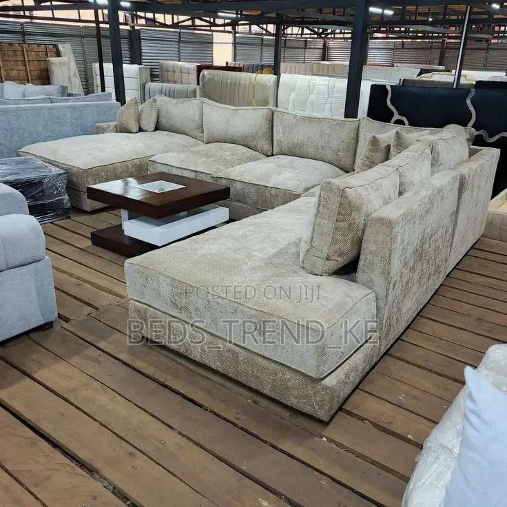 Fashioned 9 Seater U Sofa Set