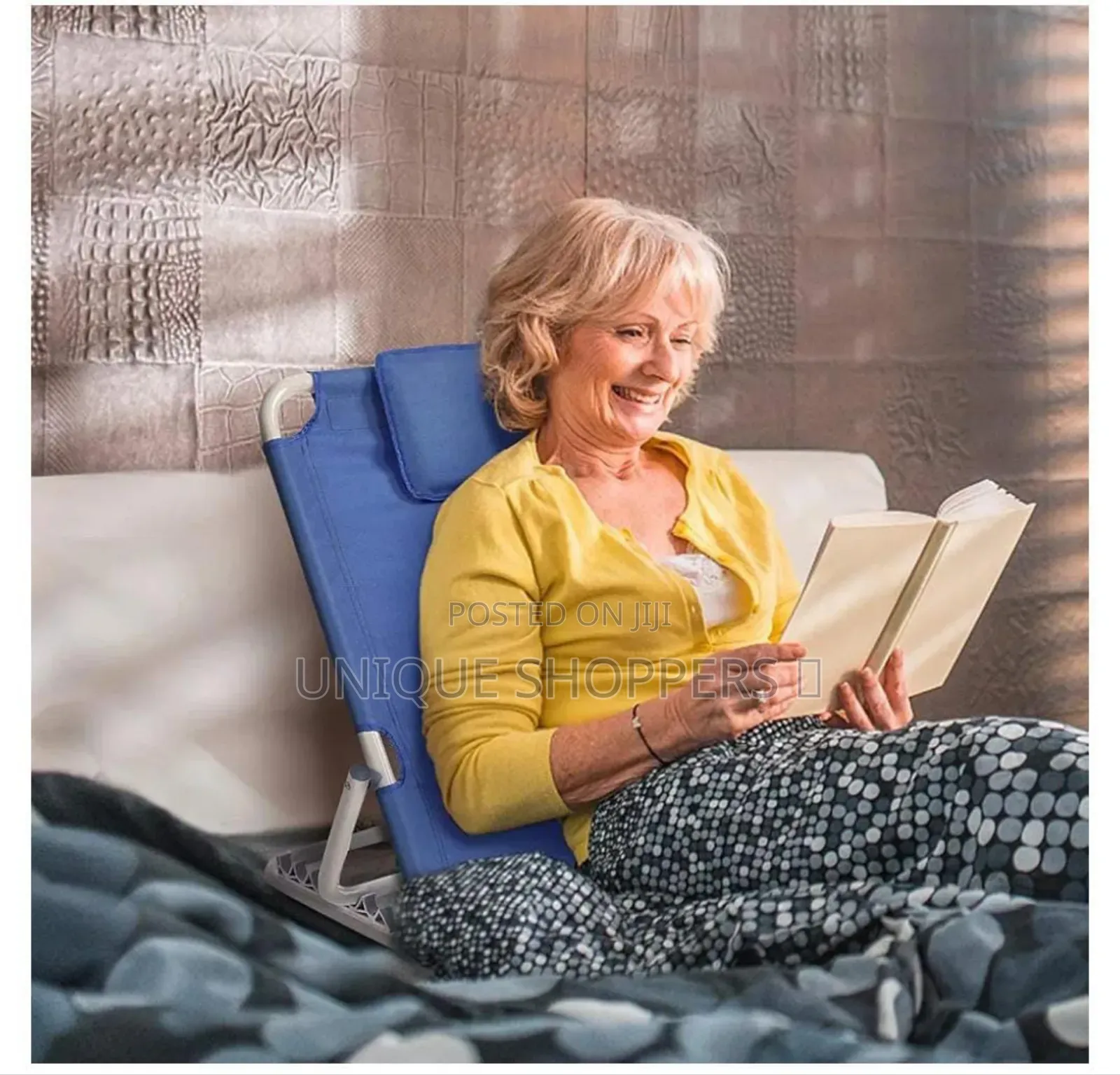 Adjustable Padded Elder Disability Nursing Backrest With Armrest