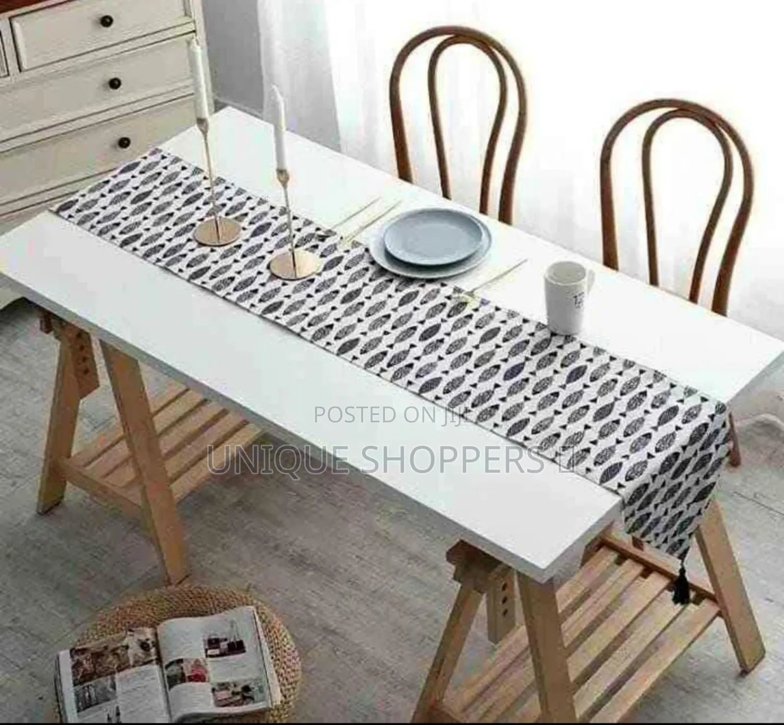 Double Sided Table Runners* *30*240cm* Material:Cotton Linen