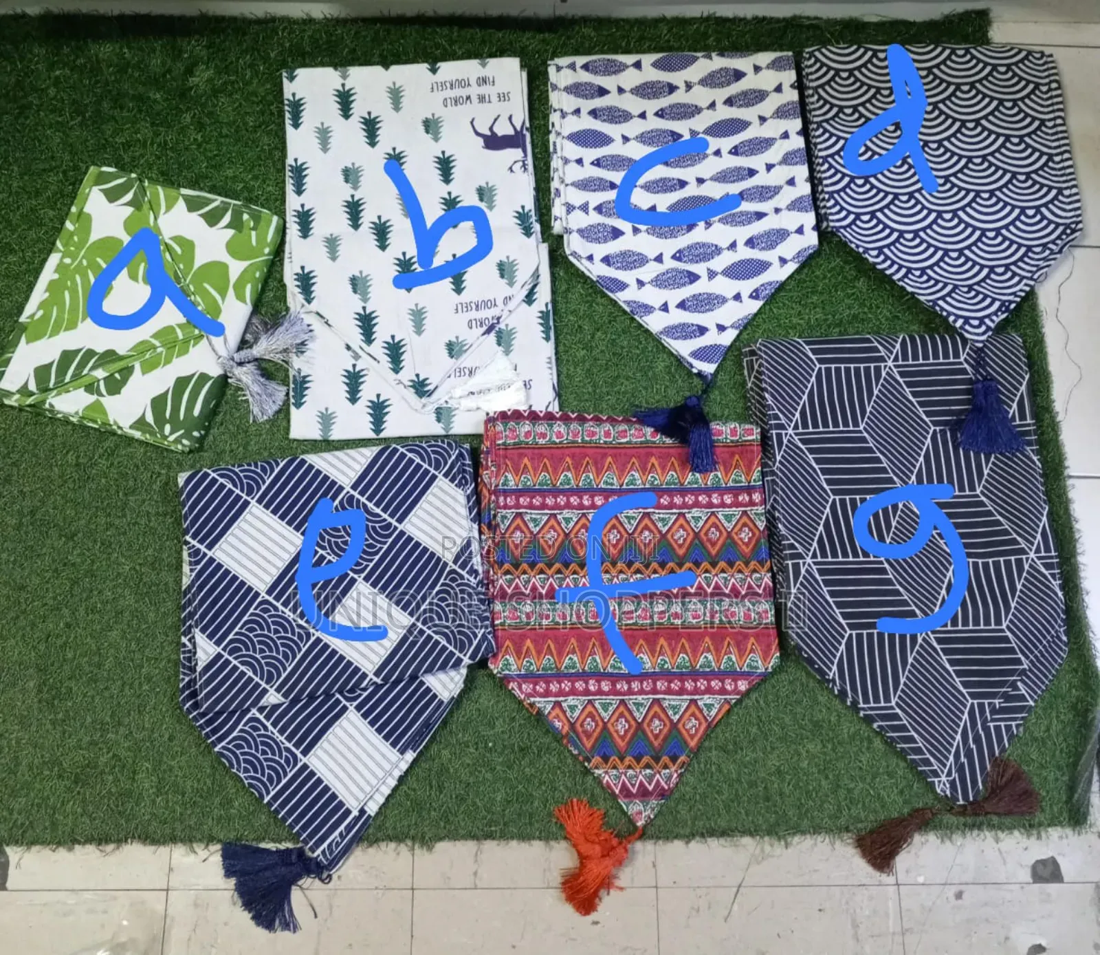 Double Sided Table Runners* *30*240cm* Material:Cotton Linen