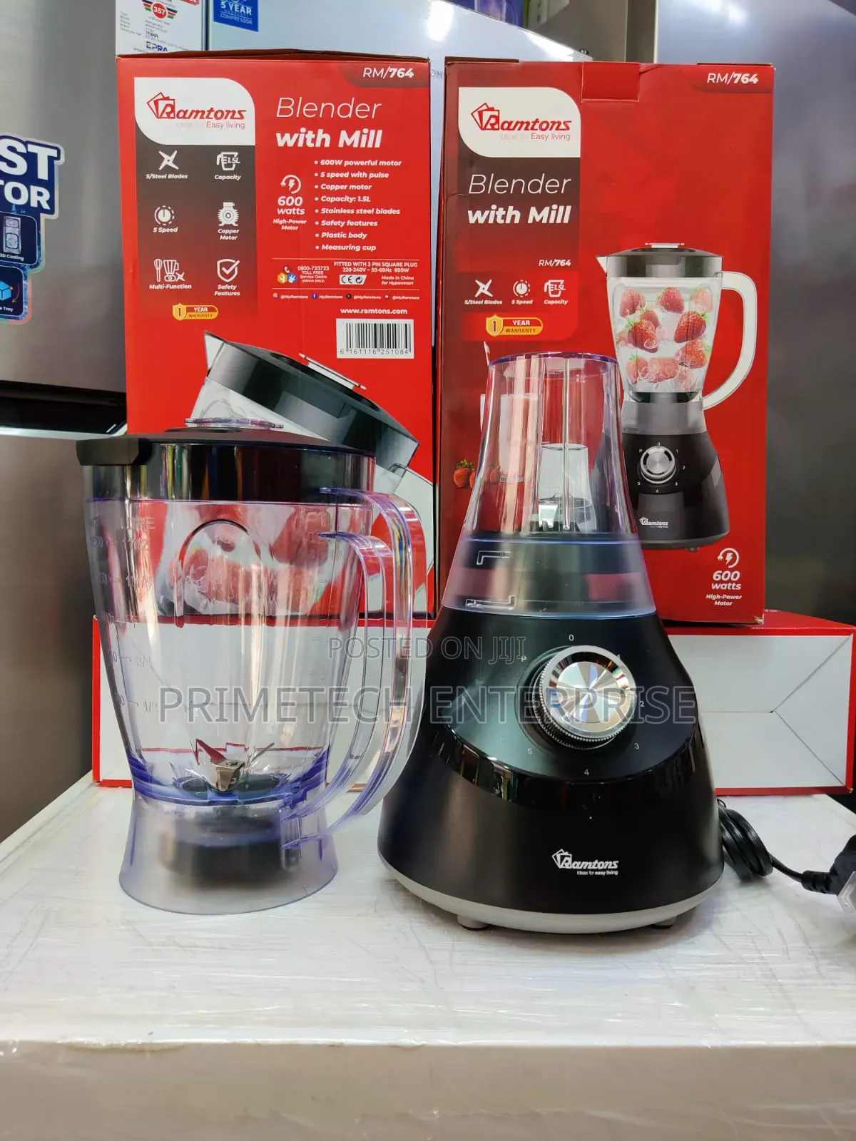 Ramton Blender Rm 764 2 in 1 Blender