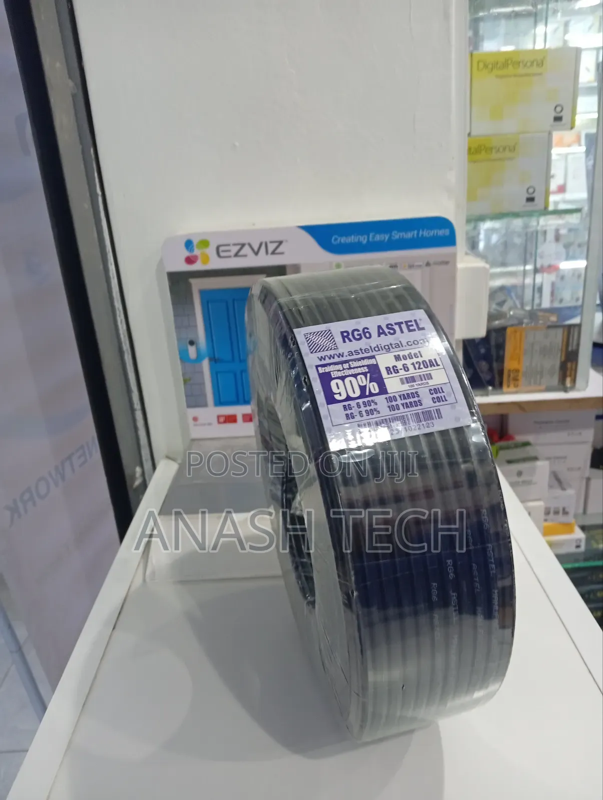100m Flexible Astel Rg6 Coaxial Cable