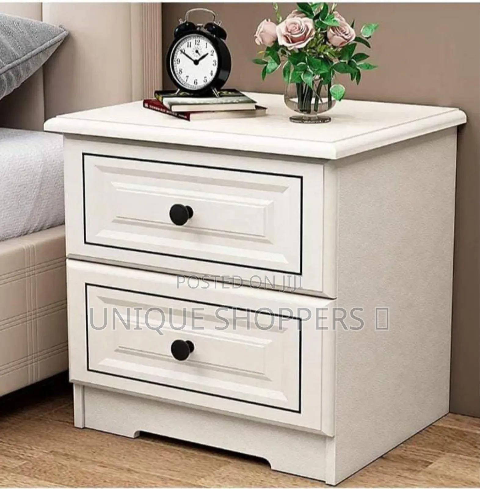 Bedside Table, Modern Nightstand Easy Assembly Bedroom Locker Nordic