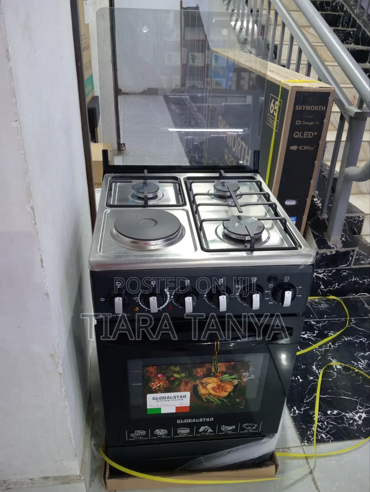 Globalstar 50x55 3gas and 1 Electric Cooker