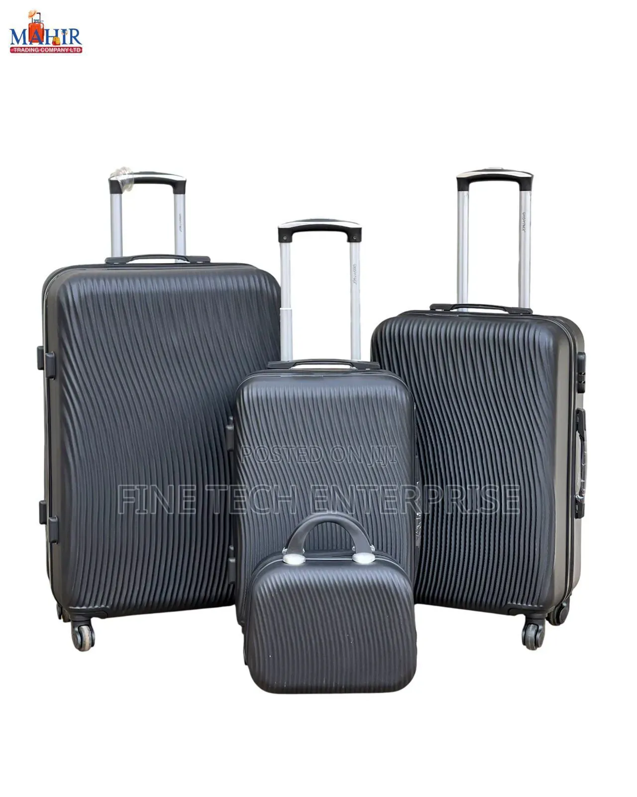 4 In1 Hardshell Fibre Suitcase