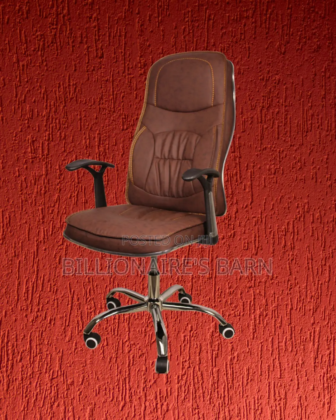 Ergonomic Executive Leather Chair (Breathable) — Only a Few Left