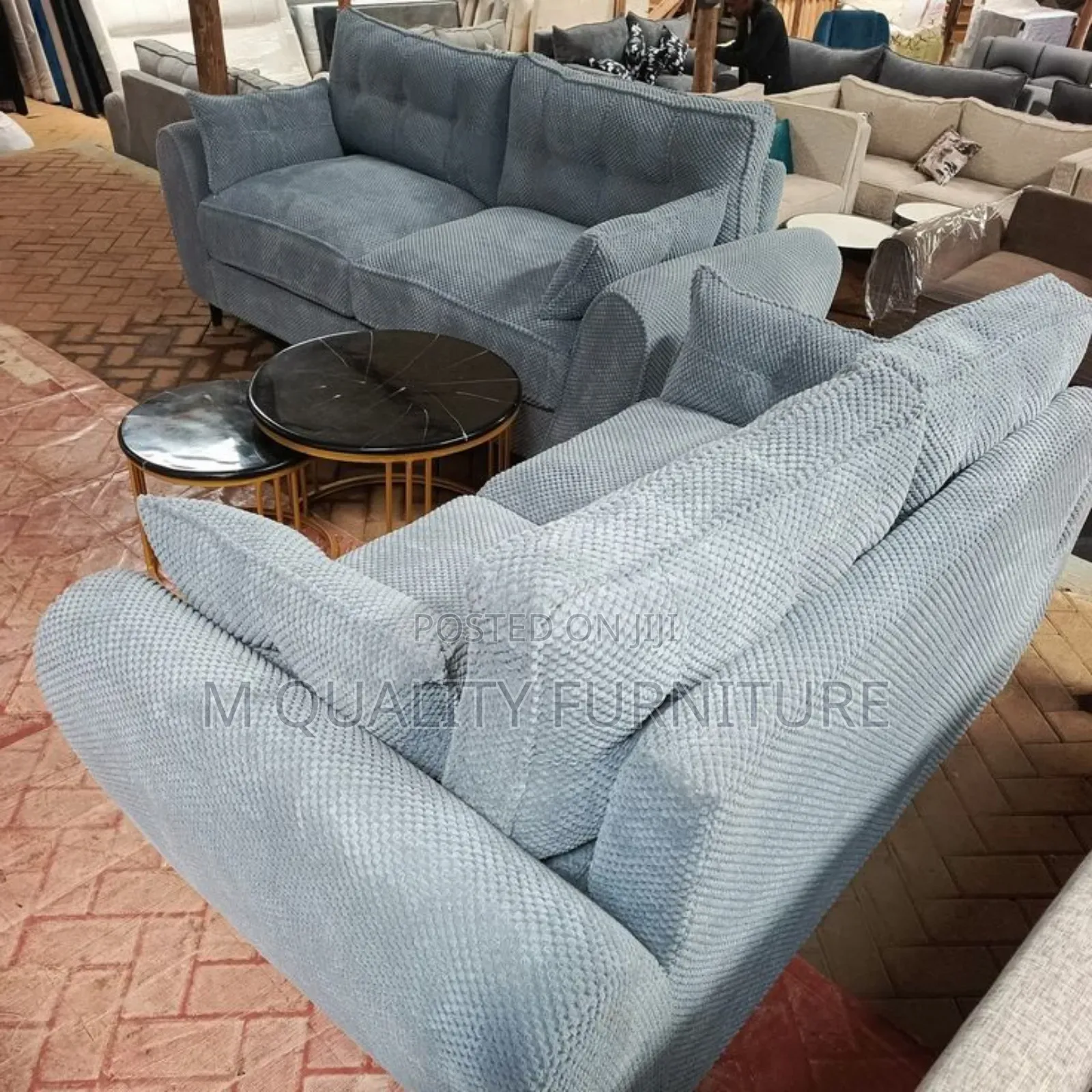Gray 5 Seater Indoor Seat