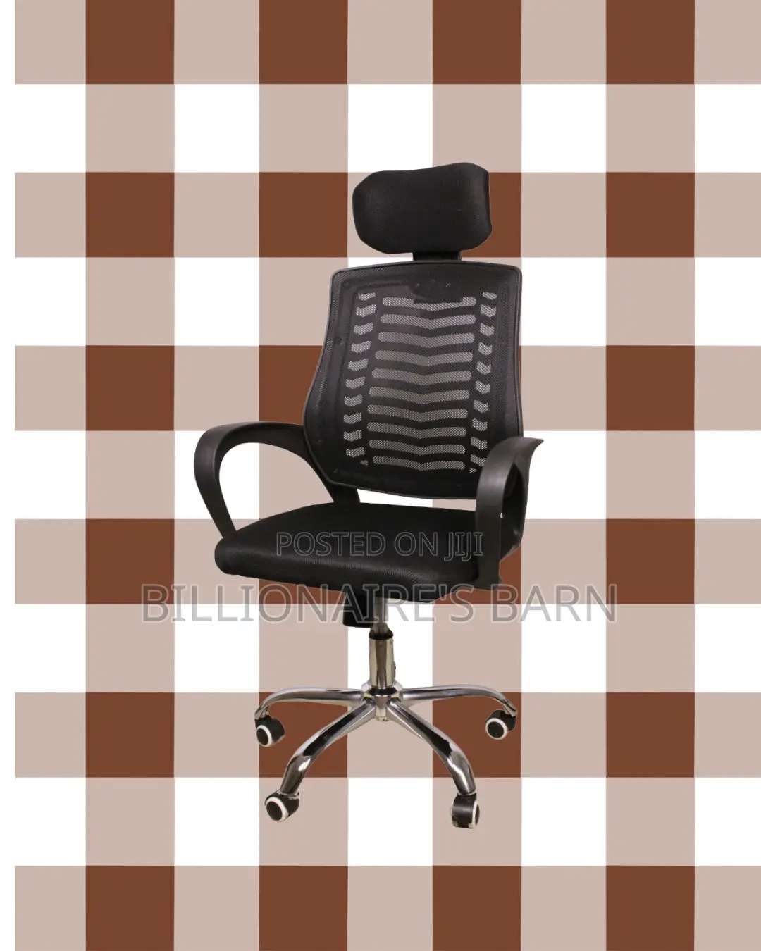 Ergonomic Secretarial Mesh Chair — All-Day Comfort