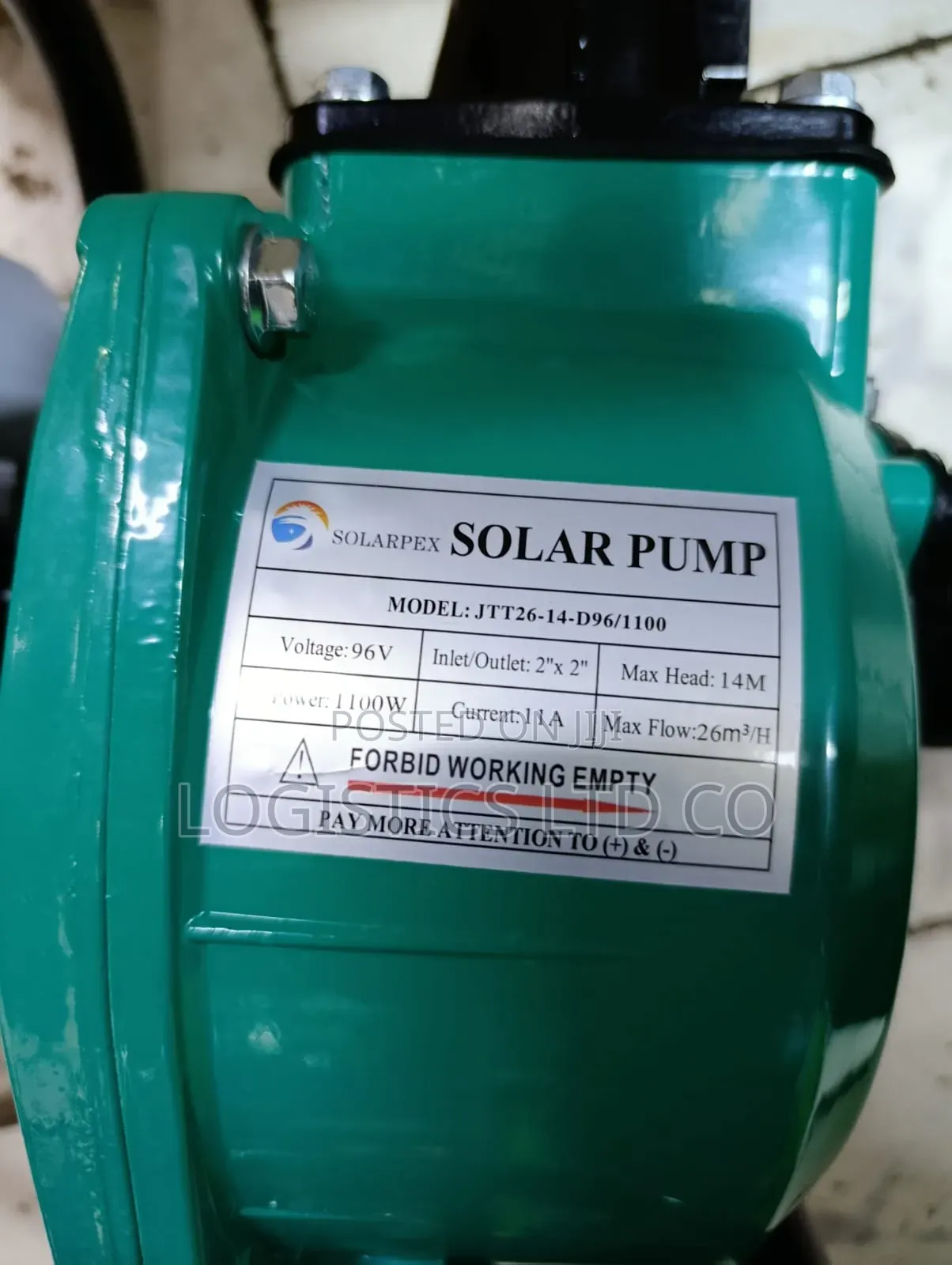 Solarpex Solar Pump 1100w 96v