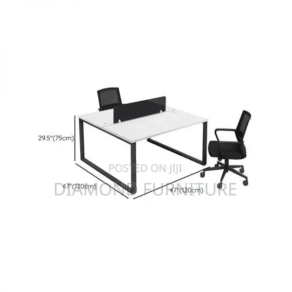 Office Furniture; Stylish 4-Way Modern Office Workstation for Teams