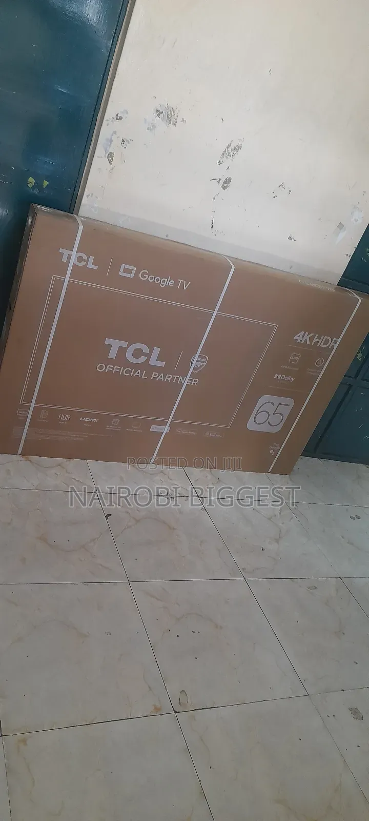 TCL 65" Google Smart Frameless Television