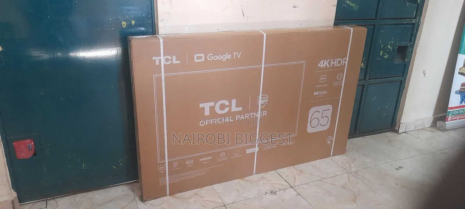 TCL 65" Google Smart Frameless Television