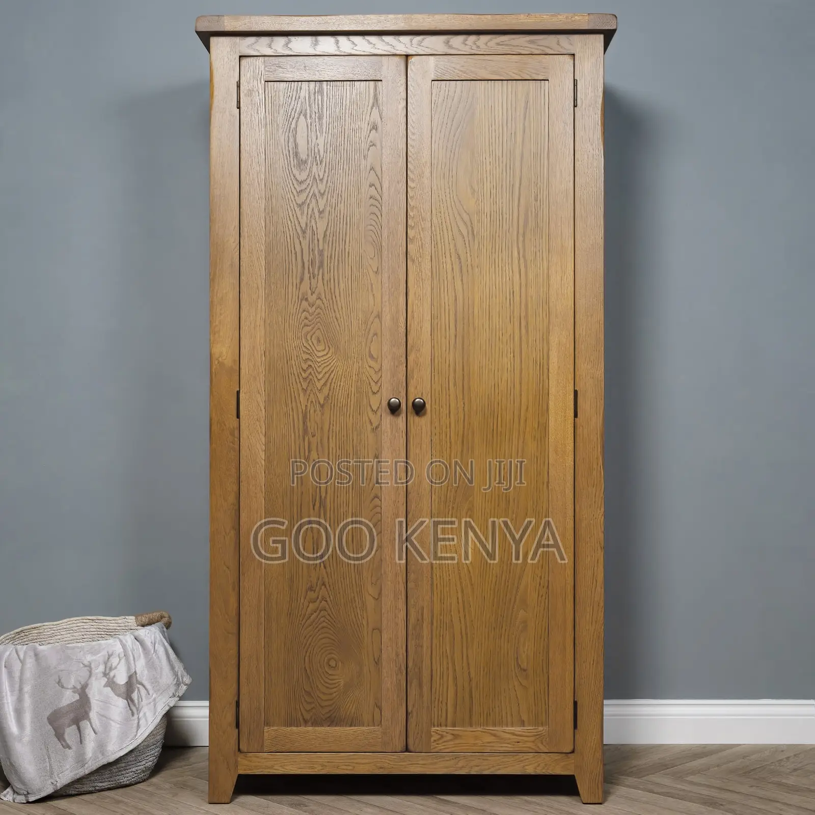 Home Wardrobe; Double Door Wooden Closet for Bedroom