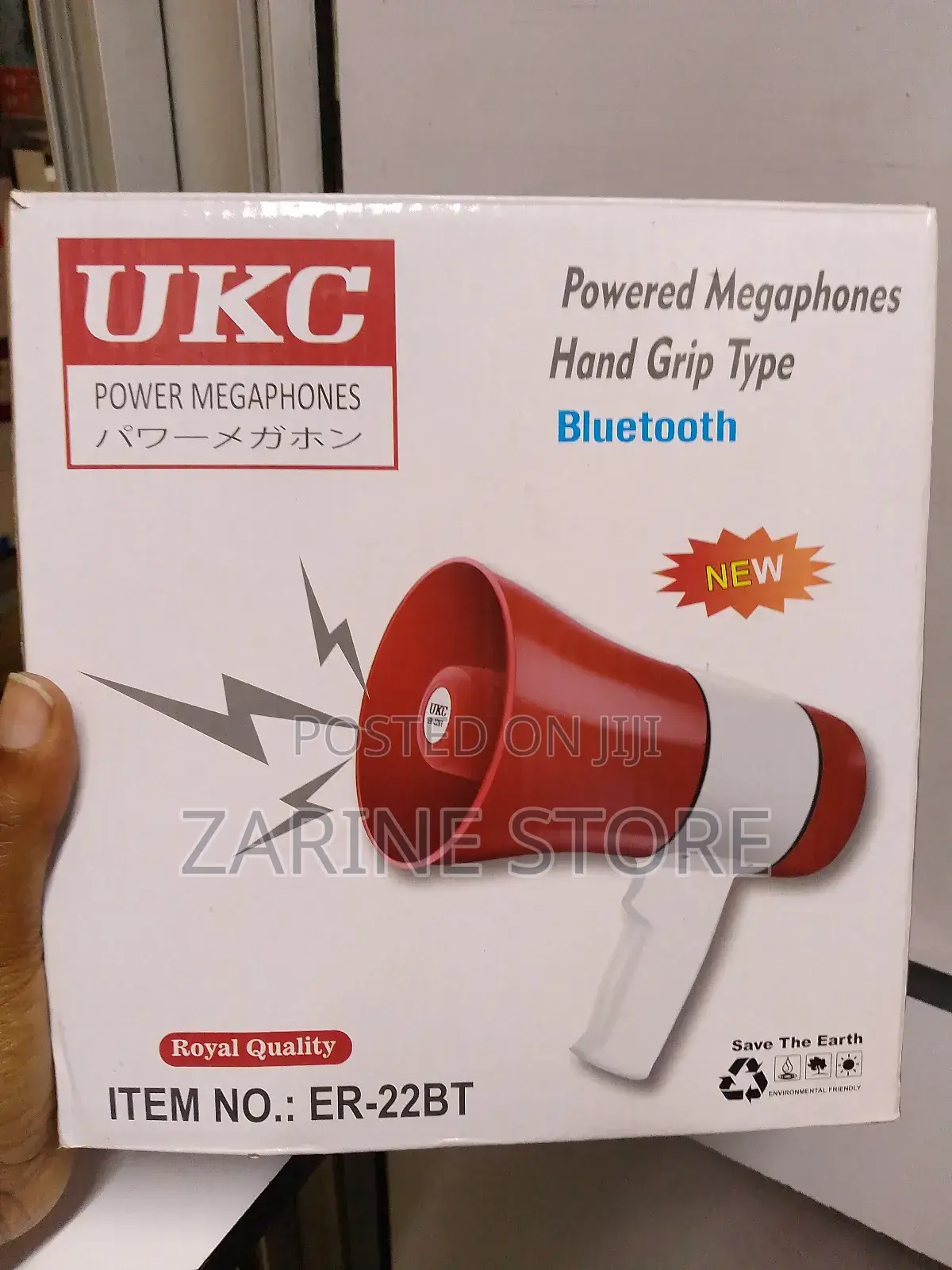 Rechargeable Powered Megaphones Hand Grip Type With Bluetooth 10hours