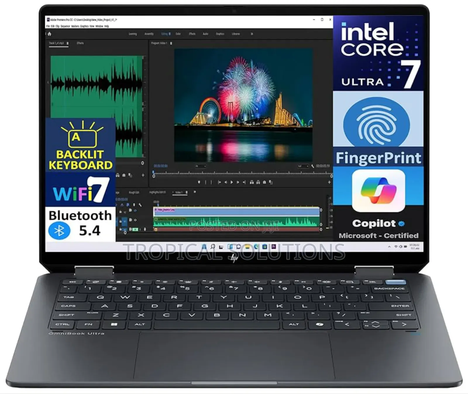 New Laptop HP OmniBook Ultra Flip 14" 16GB Intel Core Ultra 7 SSD 1T
