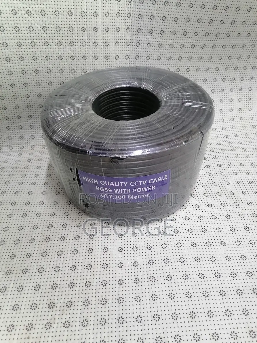 200m Rg59 Coaxial Cable With Power -- High Performance Coaxial Cable