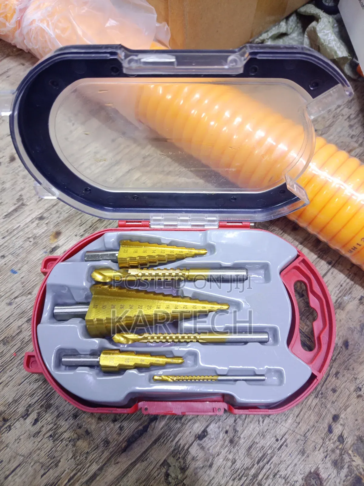 Step Drill Poiu 6-Piece HSS Set,