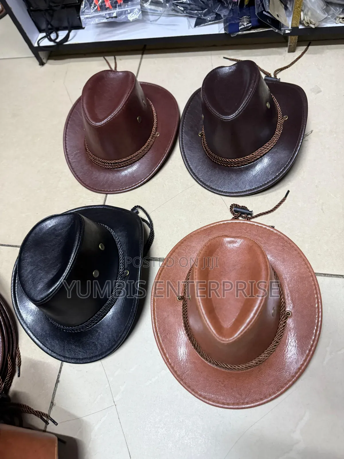 Leather Multi Colors of Kids Small Cowboy Hats at 800