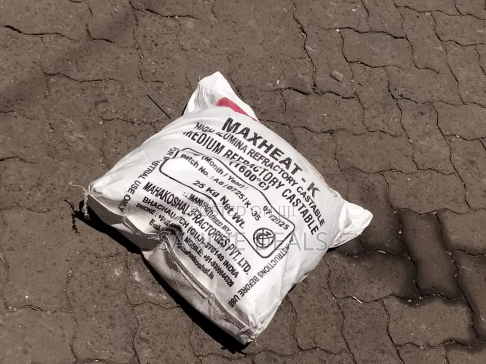 Maxheat K High Alumina Refactory Castable
