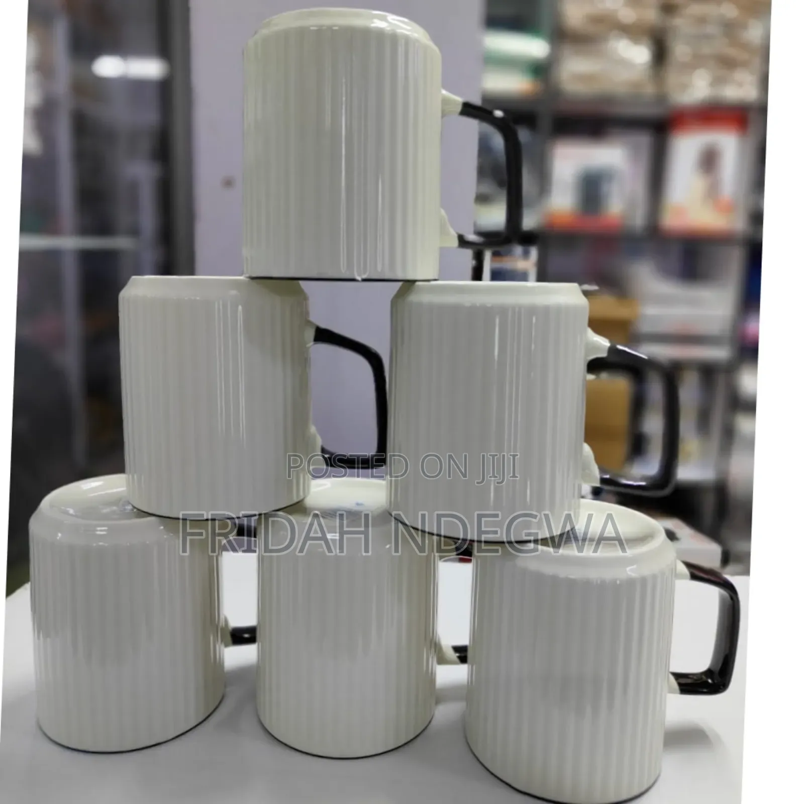 6pc Japanese Concise Mugs.