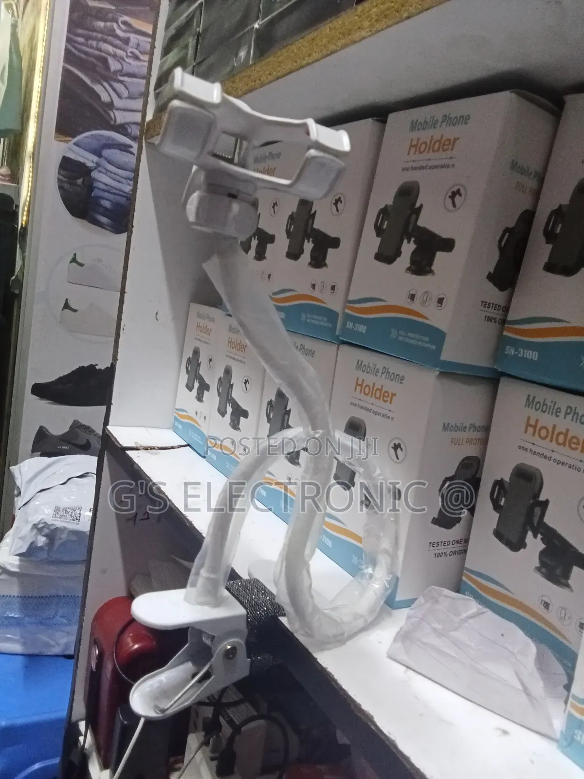 Phone Holder Stand White, Black, Blue