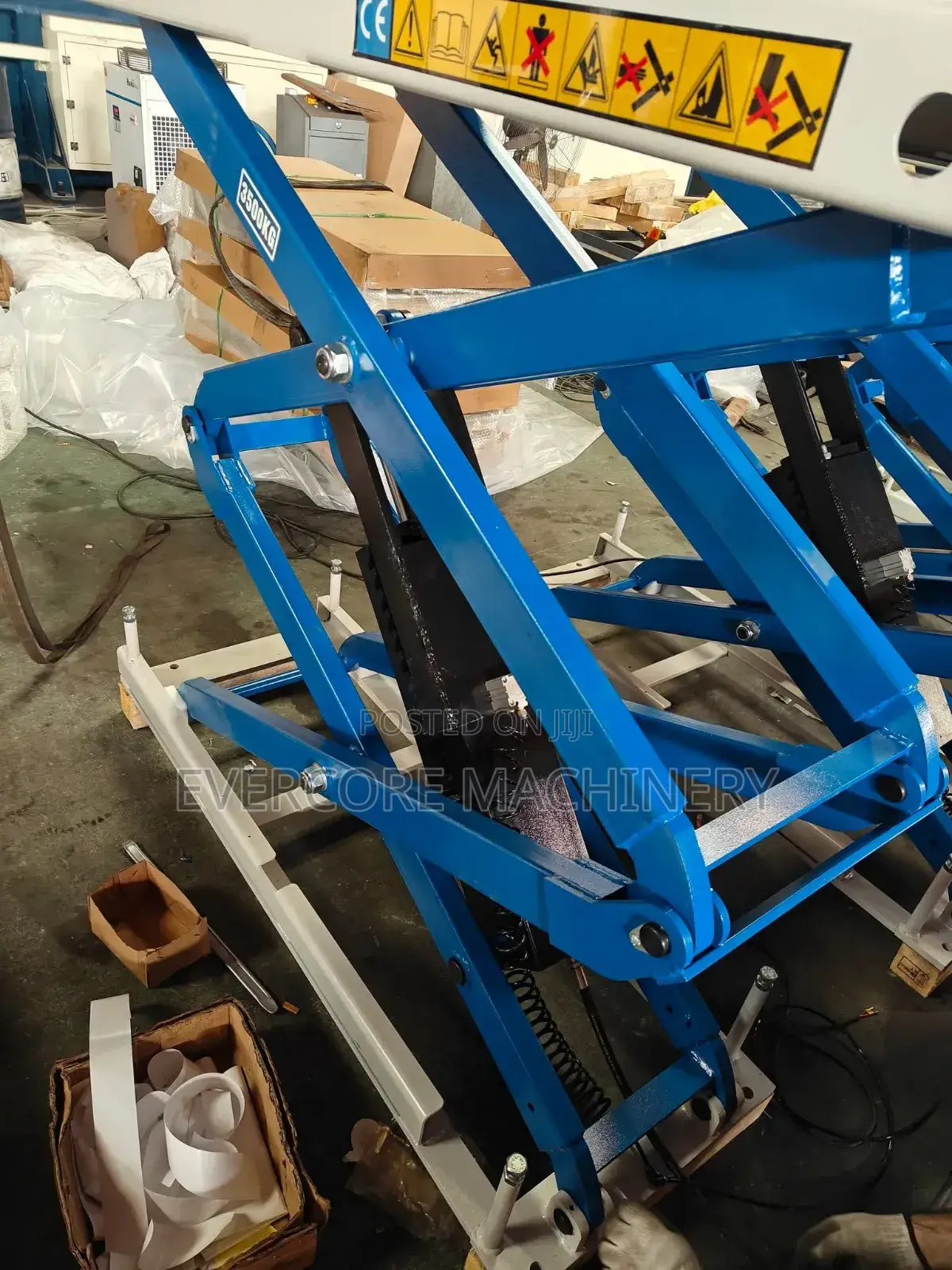 Commercial Heavy Duty 3500kg Electric Scissor Lift Machine