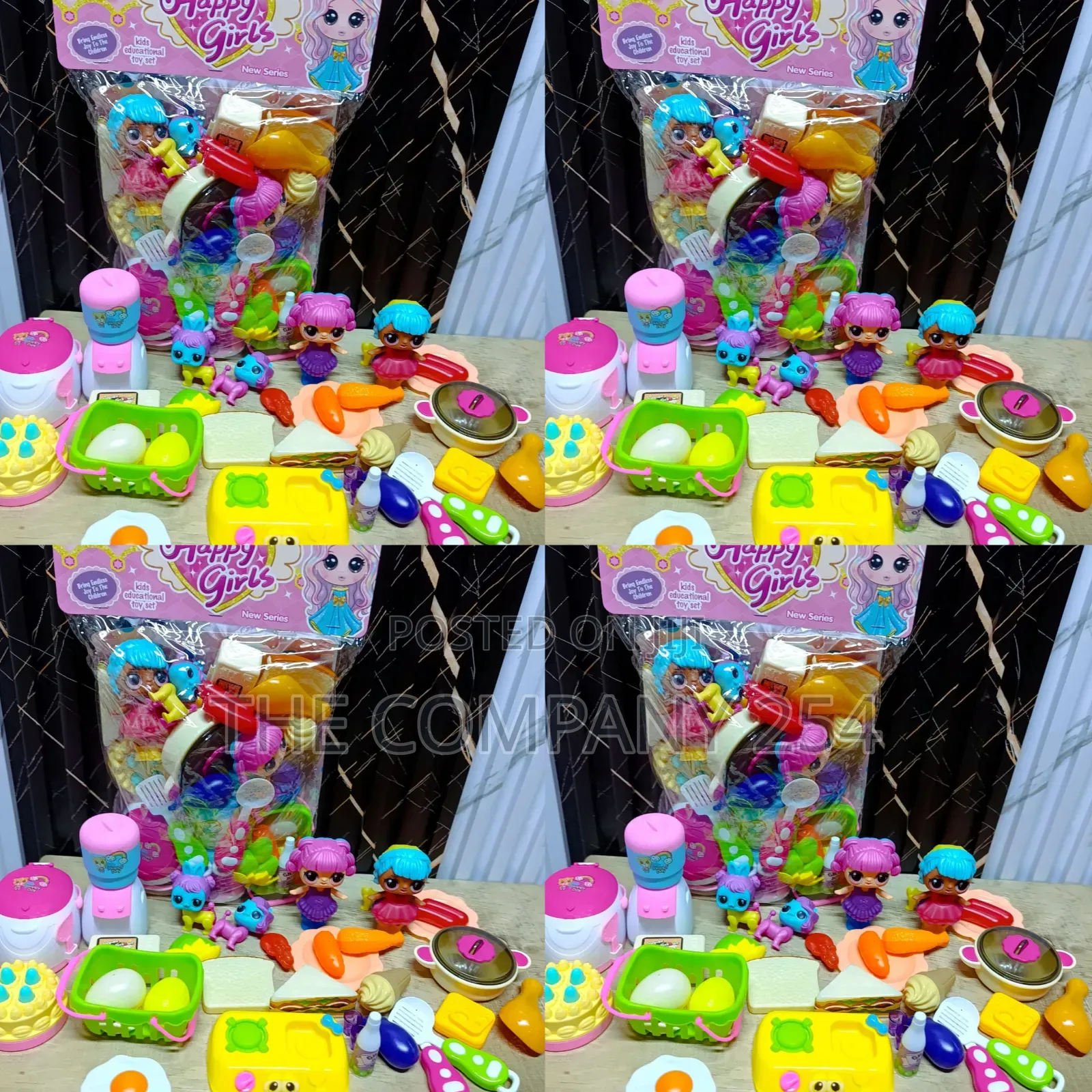 Happy Girls Kitchen Set With Plenty Play Items