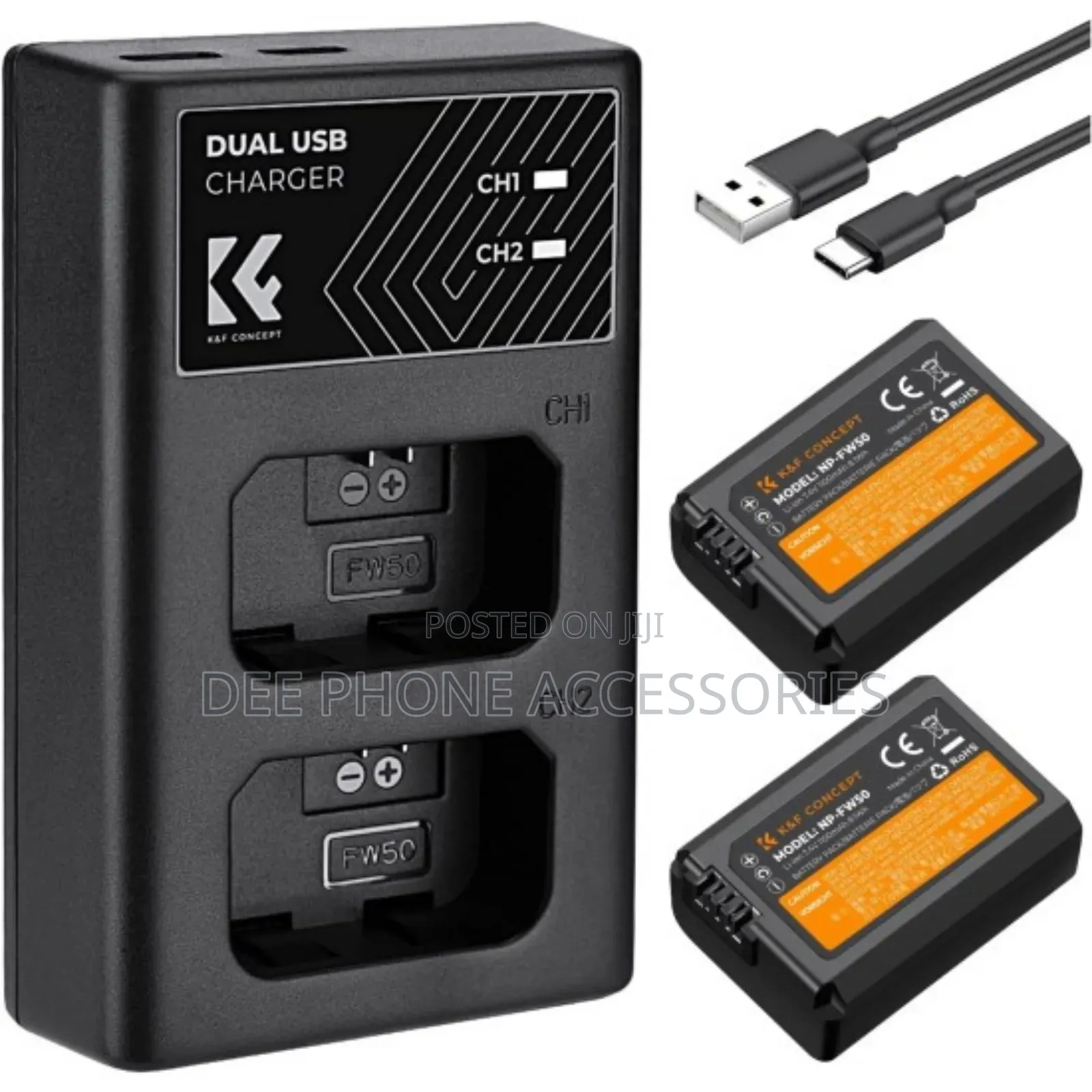 Caisi Np Fw50 2battery Kit + Dualcharger